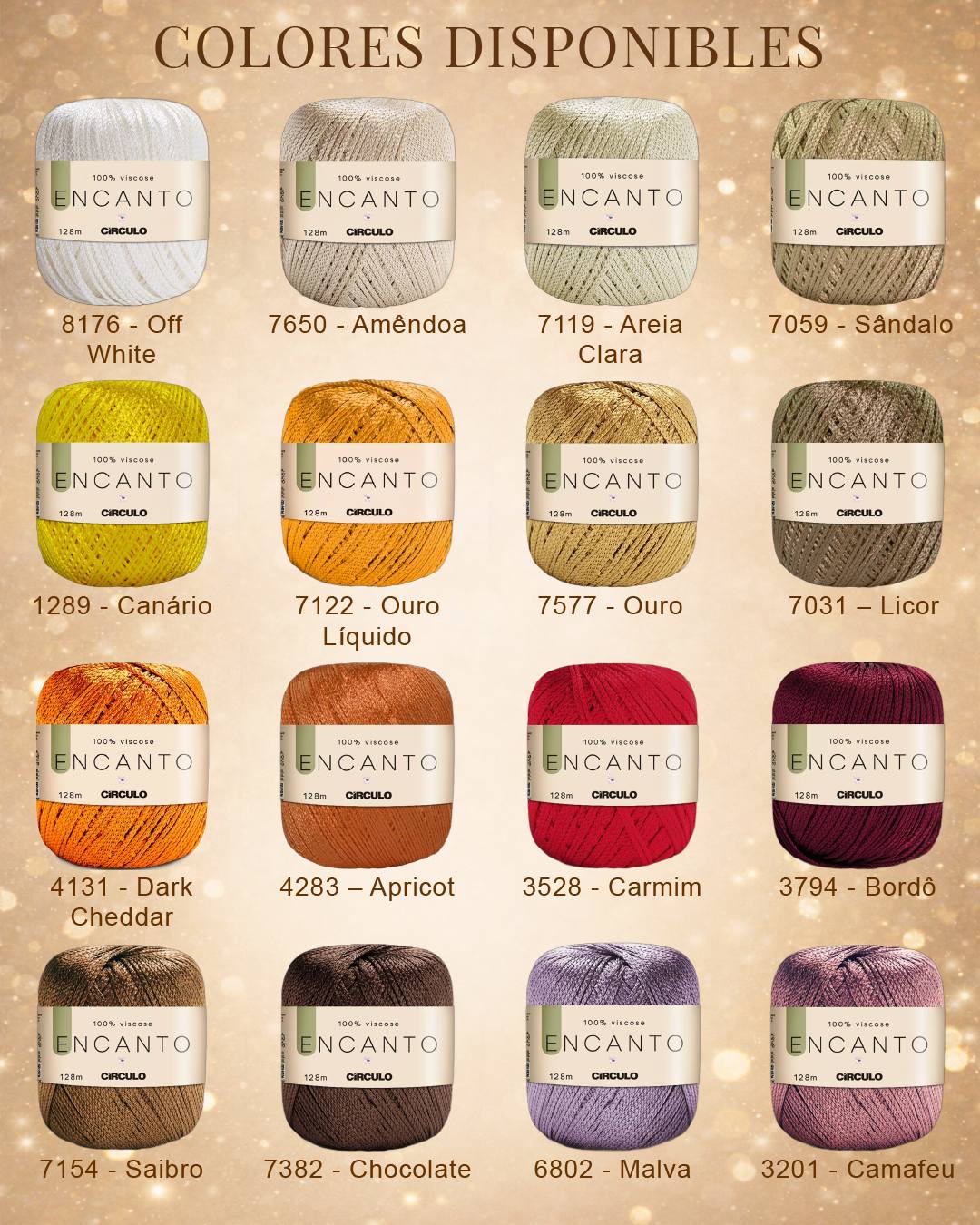 Colores disponibles de Encanto