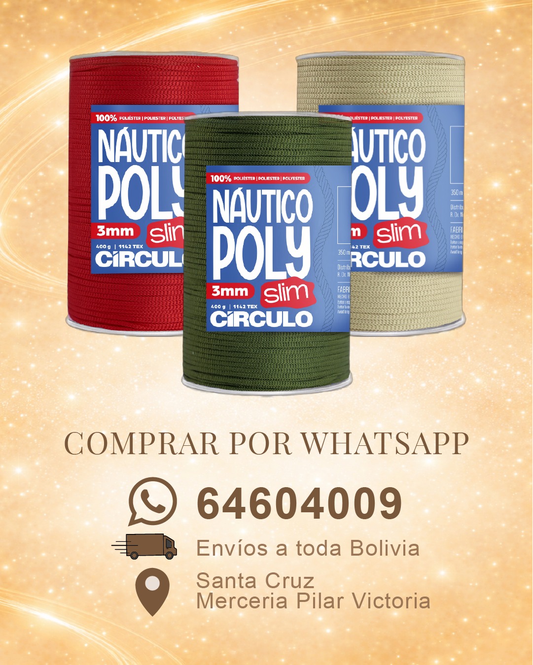 Colores disponibles de Náutico Poly 3mm