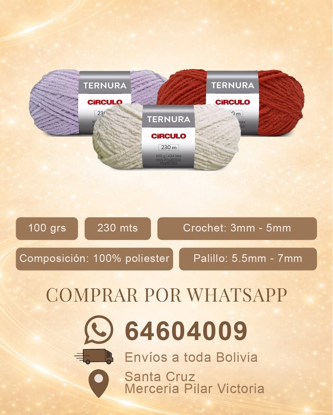 Colores disponibles de Ternura