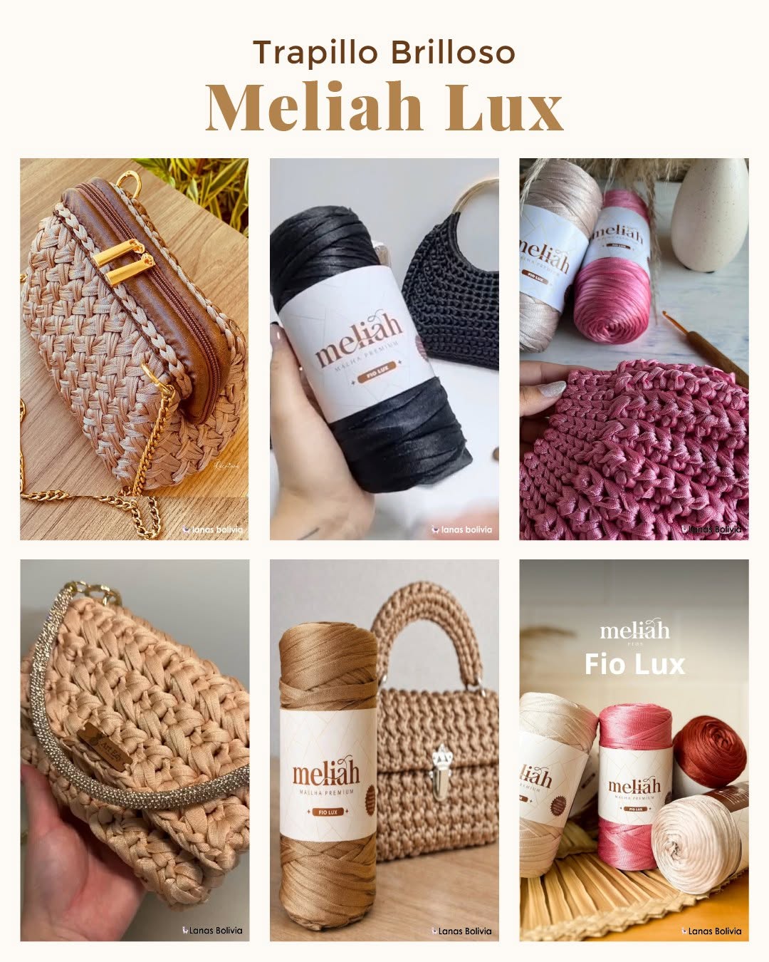 Colores disponibles de Lux